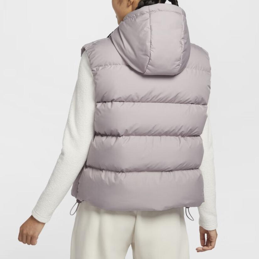 Nike Casual Windproof Warm Vest Women Vests Purple FZ5933-226