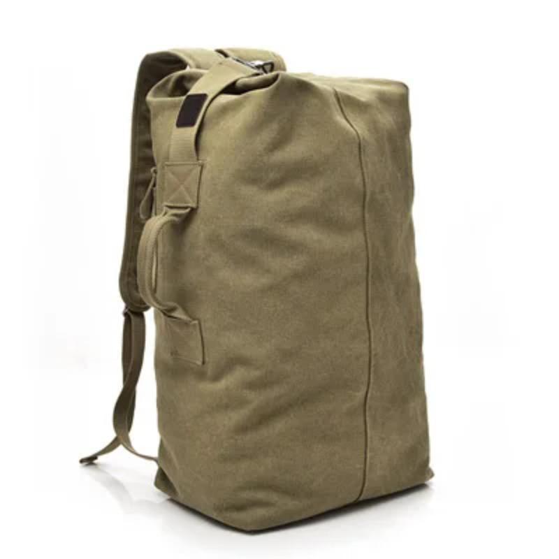 Brand Outdoor Travel Bag Large Capacity Military Tactics Backpack Handbags Man Light Weight Canvas Bucket Shoulder Bags for Men