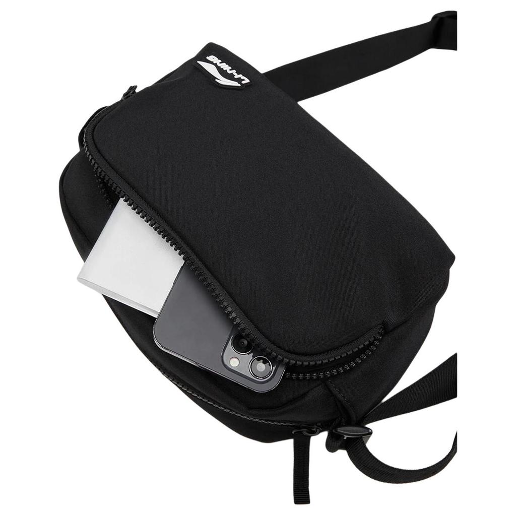 New LiNing Sports Life Collection Polyester Shoulder Bag, Crossbody Bag Regular Unisex Black ABDU203-1