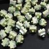3 Pin Matcha Green Linear Keyboard Switch 45g Mechanical Keyboard Custom Switches Transparent Cover Manufacturer Lubrication