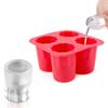 Tray Reusable Cylinder Planter Mould for Cocktail Drink Making   Flower Pots