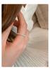 Light Luxury Zircon Bow Flower Pearl Opening Ring Women's Fashion Simple Index Finger Ring Niche High-end Ring