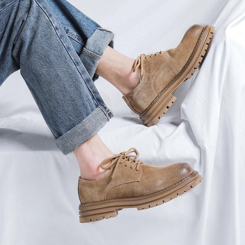 Fashion Male New Arrival Comfortable Business Shoe Fashion Cow Suede Men's Oxfords Shoes 2024 Non-Slip Luxury Brand Men Casual Shoes