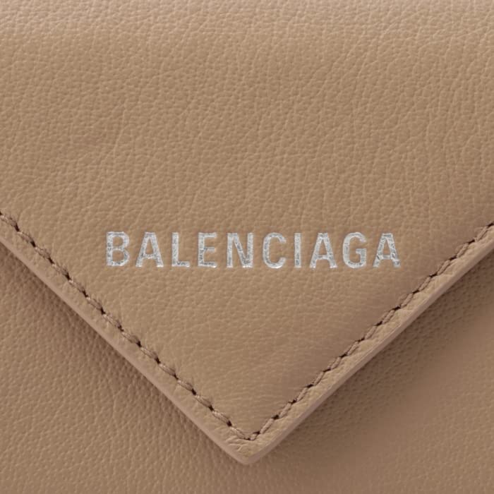 Balenciaga Paper Beige Wallet 391446 DLQ0N 6310 ROSE DES Tri-fold