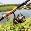 Canna da pesca telescopica con mulinello da 13BB Combo Attrezzatura da viaggio portatile per pesca in mare Acqua dolce salata