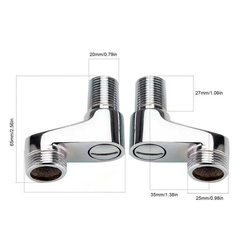 Shower Adapter for Bathtub Faucet Adjustable Angle Replacement Connector Shower Head Extender for Home Improvement Kitchen