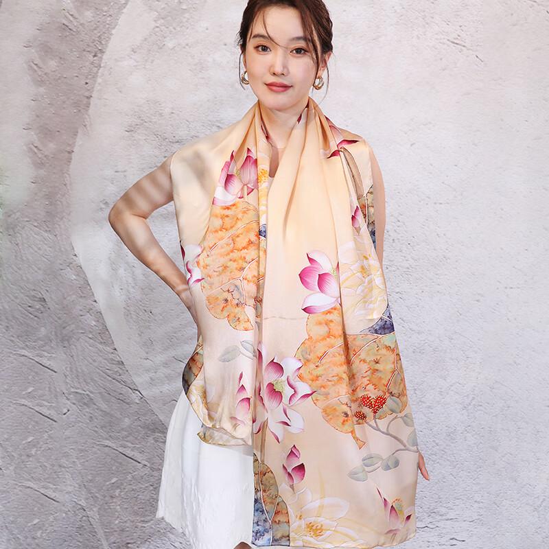Hangsilu Chinese Style Mulberry Silk Scarf