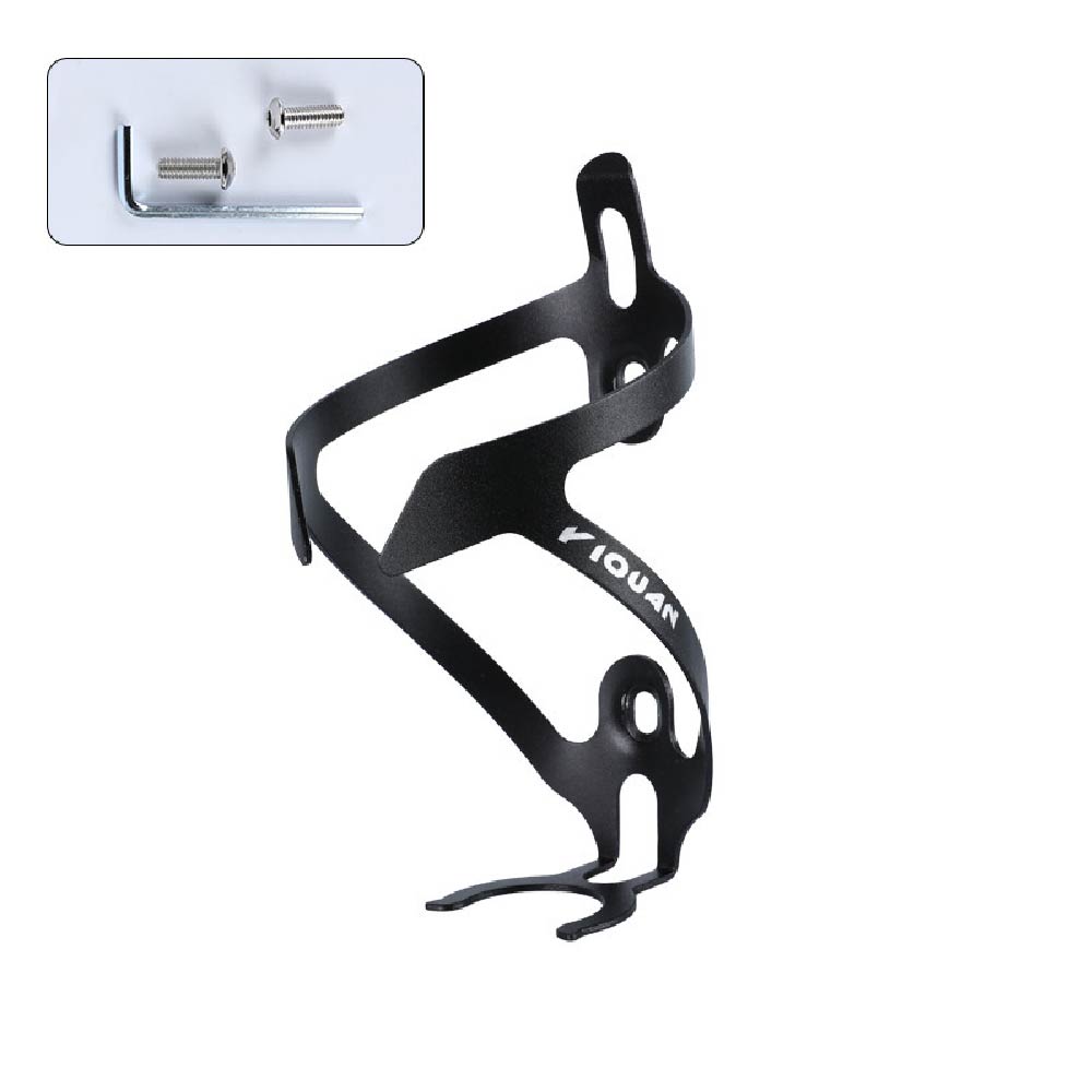 

MTB Bike Water Bottle Cage Ultralight Bicycle Bottle Holder Universal Bike Cup Holder Rack Aluminum for Road & Mountain Bike чёрный