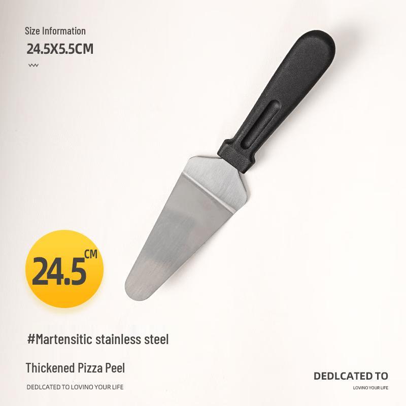 4-Piece Stainless Steel Triangle Pizza Shovel Set