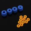 26pcs Plastic Spindle Worm Gear & Sleeve 2MM 2.3MM 3MM 3.17MM 4MM for Aircraft Car Model