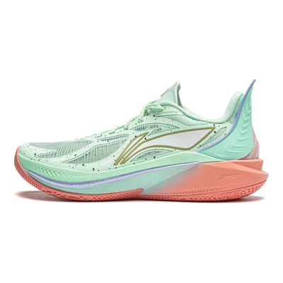 Li Ning Sonic 12 Leve Rebound Estabilidade Suporte Amortecimento Antiderrapante Resistente ao Desgaste Respirável Cano Baixo Sapatos de Basquete ABAU019-5