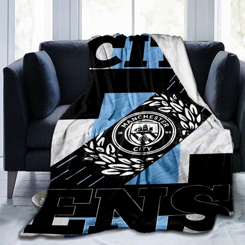 City Football Club Printed Throws Blanket Soft Flannel Blankets for Couch Bed Gifts for Men Women Picnic Blanket Christmas Gifts