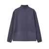 Fila White Fashionable Personality Simple Casual Versatile Loose Fleece Pullover Sweatshirt Men Sweatshirt Purple F11M543215FDP