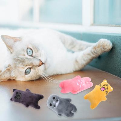 Cat Toy Bite-resistant Soft Cartoon Rabbit Shape Pet Cat Kitten Teaser Catnips Toy Pet Supplies