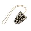 Leopard Print Necklace with Magnetic Clasp for Easy Wear Long Chain Fashion Jewelry Accessory for Women Daily Use
