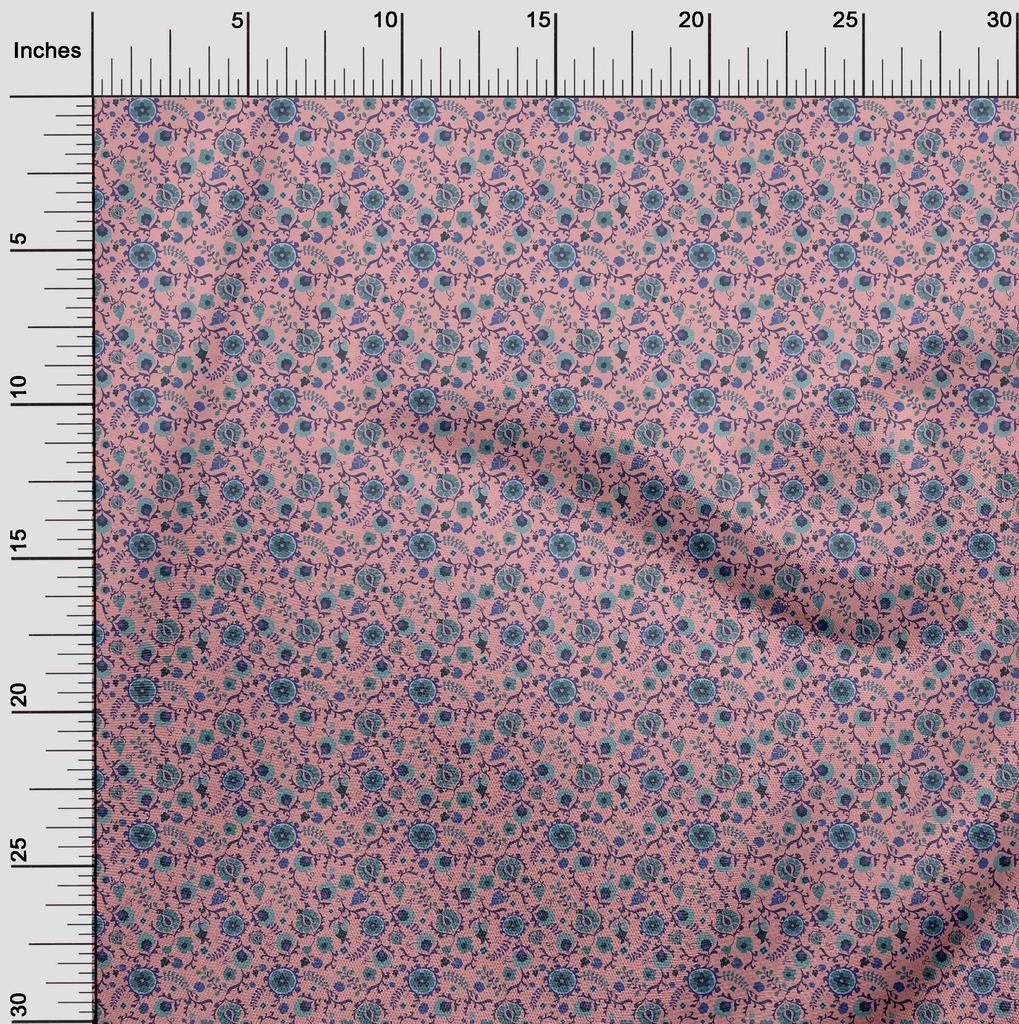 oneOone Cotton Flex Black Fabric Asian Suzani  Sewing Craft Projects Fabric Prints By Yard 40 Inch