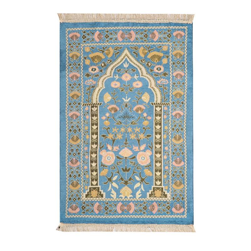 AEE4-Worship Carpet Kneeling Mat Worship Carpet Worship Mat Prayer Floor Mat Worship Kneel Blanket синий
