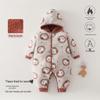 Fleece-lined Baby Romper for Autumn/Winter | 0-1 Year Warm Outing Crawling Suit by Anyang Baby & Children's Wear
