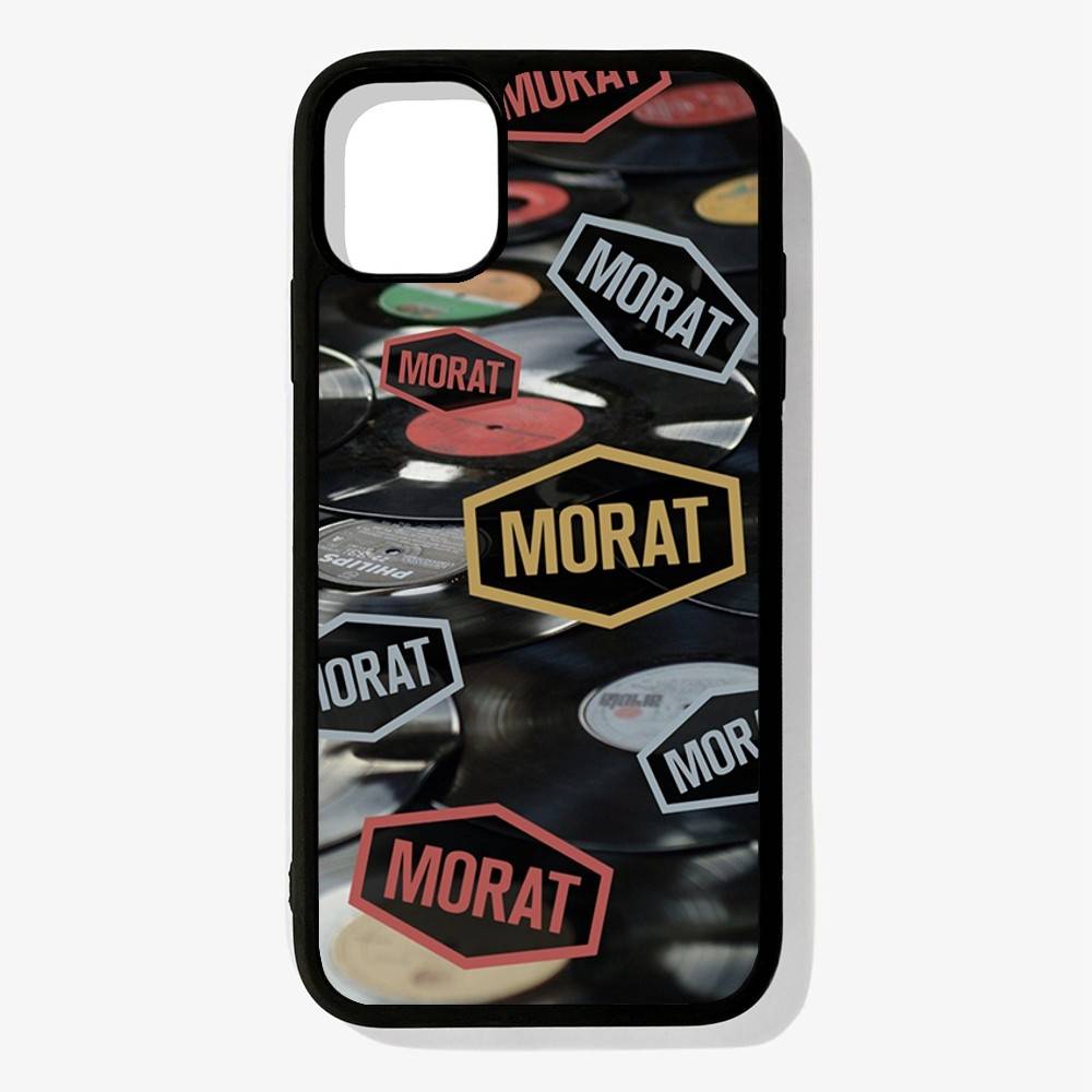 M-Morat Band Phone Case Wireless Charging PC+TPU For IPhone 11 12 13 14 15 16 17 Pro Max Plus Case