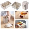 1100ml Healthy Material Lunch Box Wheat Straw Japanese-style Bento Boxes Microwave Dinnerware Food Storage Container Meal Prep