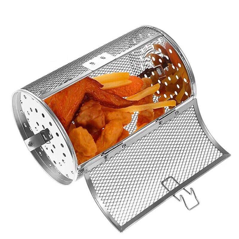 Frityrkoker Air Rotisserie Ovn Kurv Kjøkken Universell Grill Stekeovn Avtakbar