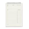 Coil-binding Planner Daily Weekly Planner Notebook Academic Planner 160 Page Double-sided Writable for Daily Journaling