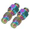 2 Pcs   Alloy Oil Disc Brake Bleed Nipple Exhaust Screws Set for Road   Accessories