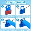 2 Pcs Pool Pump Hoses For Above Ground Pools 1.25" X 59" Pool Hose Replacement Blue Pool Filter Pump Hoses With 4 Metal Clamps And 2 Pipe Holders