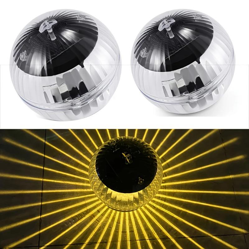 

Solar Powered RGB Floating Pool Ball Lights, IP68 Waterproof Round Magic Ball Lamp, Outdoor Pond Garden Decor Night Light for Holiday, Party & Wedding 10CM (1PC)