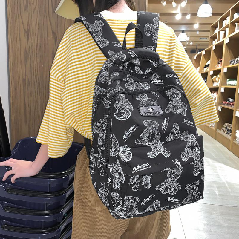 Korean Style Women's Lightweight Large Capacity Backpack for Students