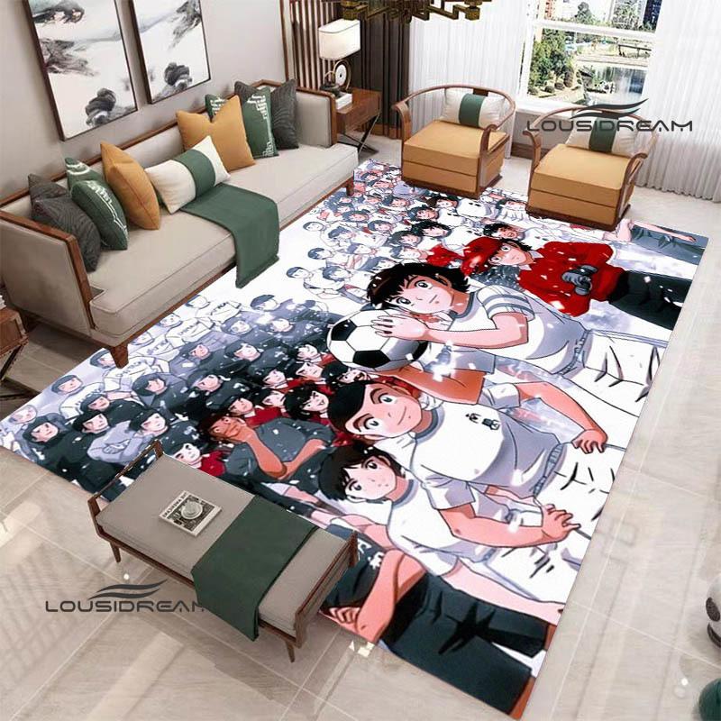 2026 Captain Tsubasa Cartoon Carpet Living Room Bedroom Carpet Balcony Bathroom Non-slip Door Mat Photography Props Birthday Gift