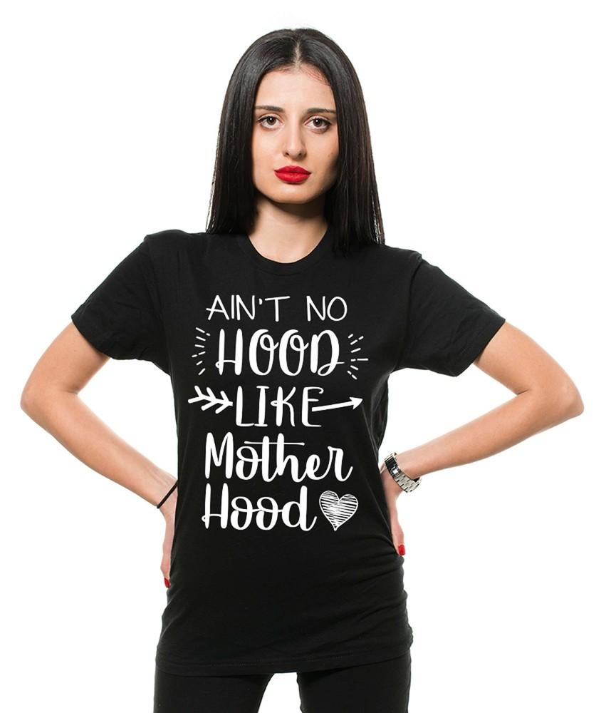 Ain t No Hood Like Motherhood Shirt Motherhood Shirt Mother Tee Gift for Mom Unisex T-Shirt S