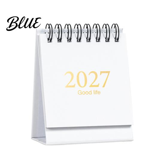 Professional Planning Calendar Desktop Planner Desk Calendar Standing Flip 2027-2028 Mini 18 Month from Jan.