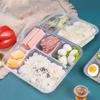 Thickened 5-Compartment Disposable Takeaway Lunch Boxes