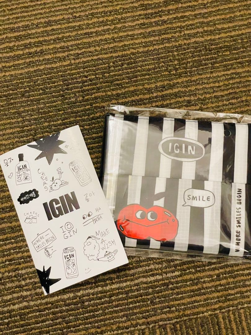 

[Б/У] BTS Джин IGIN Складная Эко-Сумка Shibuya Pop-Up