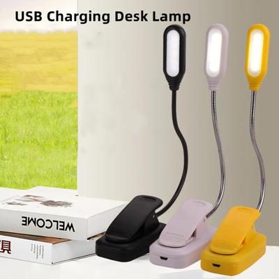 Nouvelle mini lampe de lecture portable à 9 LED pratique et polyvalente - Lampe de nuit flexible à pince avec 3 niveaux de lumière chaude et co