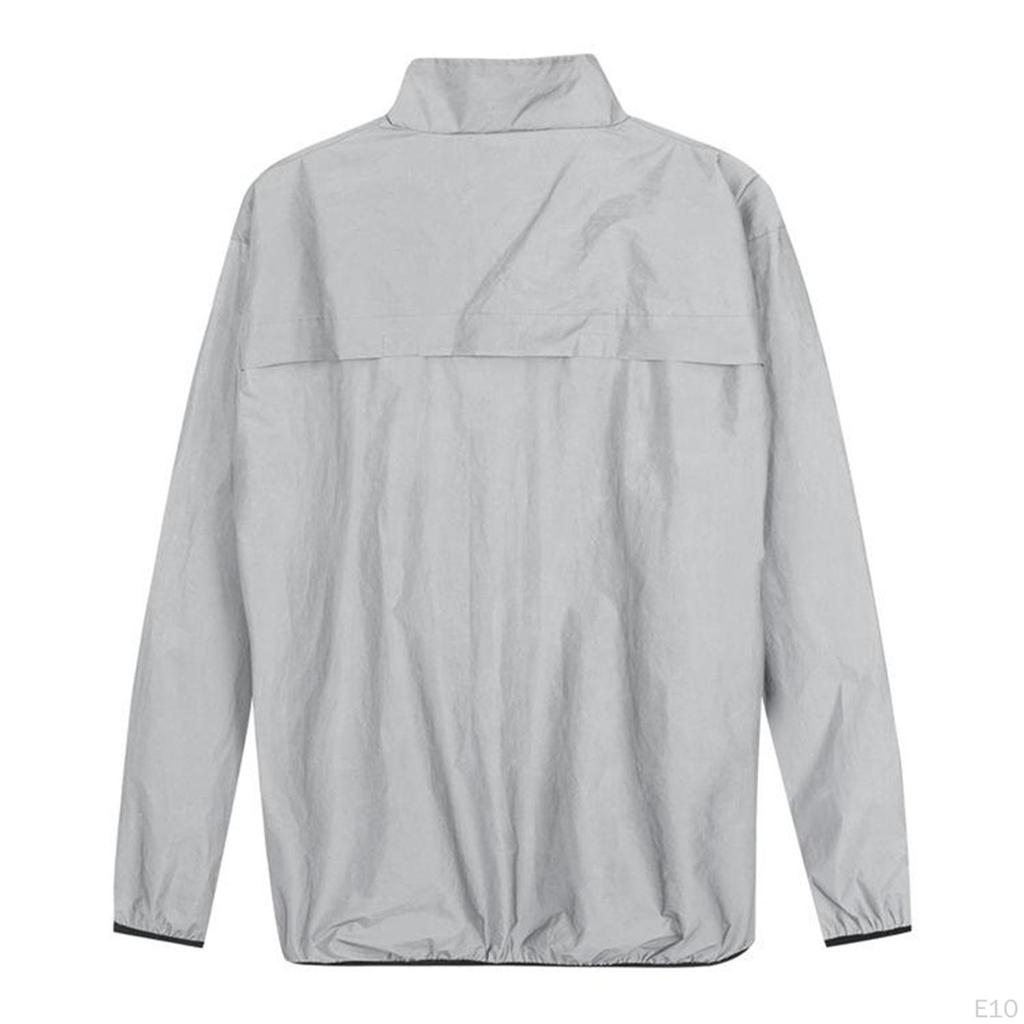 Mens Windproof Cycling Rain Reflective Jacket