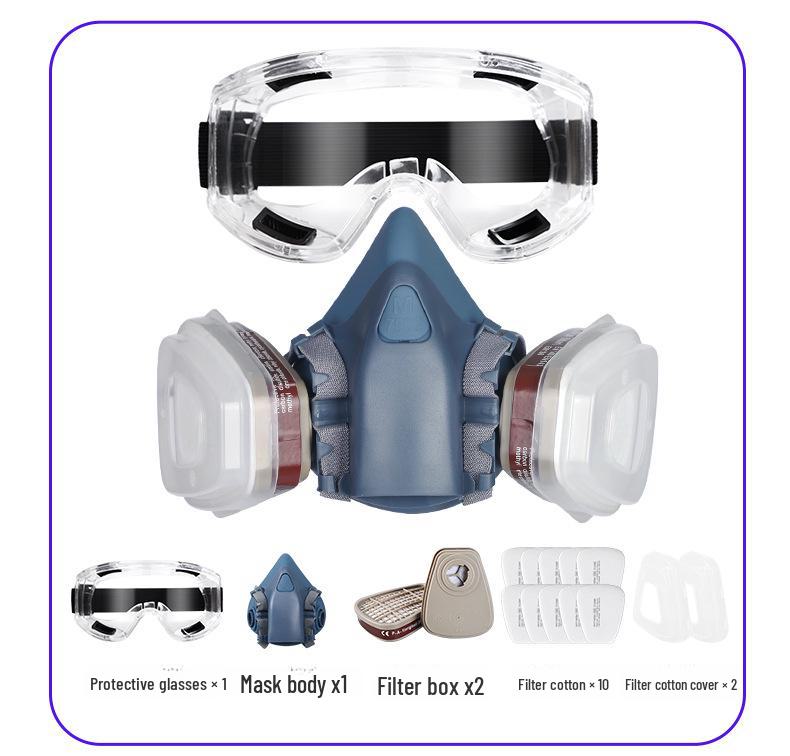 Silicone Gas Mask for Painting, Pesticides, Chemicals & Fire Protection