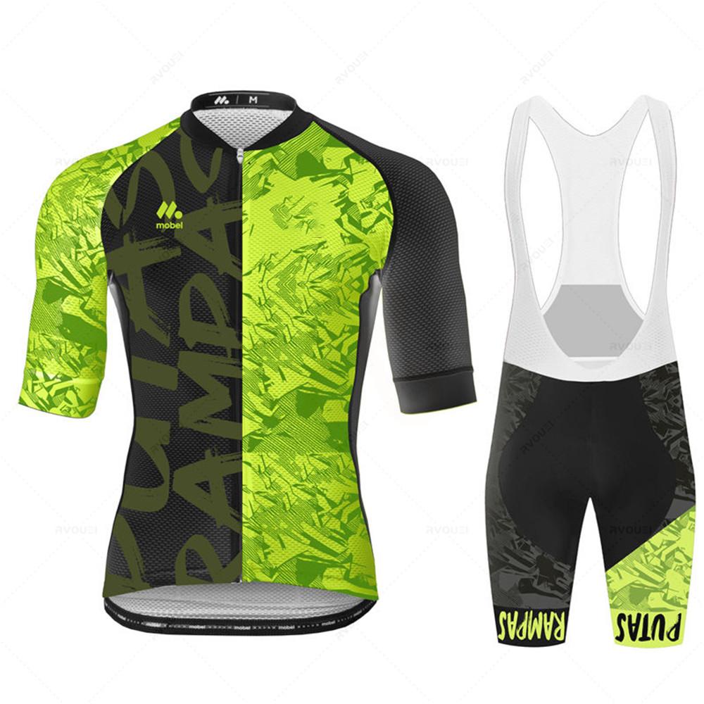 2026 Breathable Cycling Suit Set Bike Pro Team Cycling Jersey Set Men MTB Bike Clothes Summer Bicycle Clothing Maillot Culotte Conjunto Ropa Ciclismo