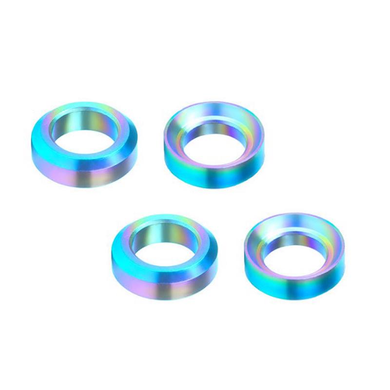 4Pcs Bike Bicycle M6 Concave And Convex Washer Spacer For Disc Brake Caliper