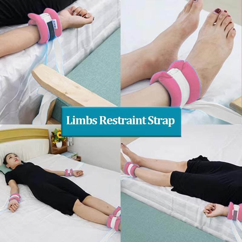 Curea Medicală de Restricție a Membrelor Utilizare Pacient Imobilizat Curea Fixă pentru Încheietură Gleznă Centură de Fixare cu Extensor Centură de Fixare pentru Reabilitare