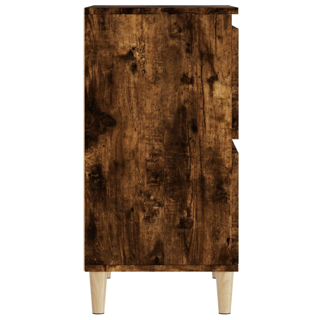 Sideboards 3 pcs Smoked Oak 60 x 35 x 70 cm Engineered Wood