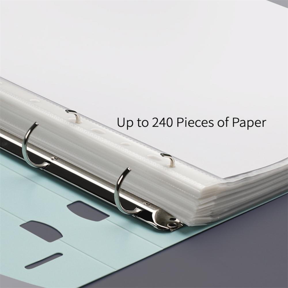 A4 Binder Folder File Folders Office Document Organizer File Binder 240 Sheets Capacity Desk Organizer Office Students Supplies