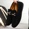 Luxury Brand Fashion Suede Men Casual Shoes Breathable Comfort Slip-on Mens Driving Shoes Men Loafers Mens Lazy Shoes Moccasins