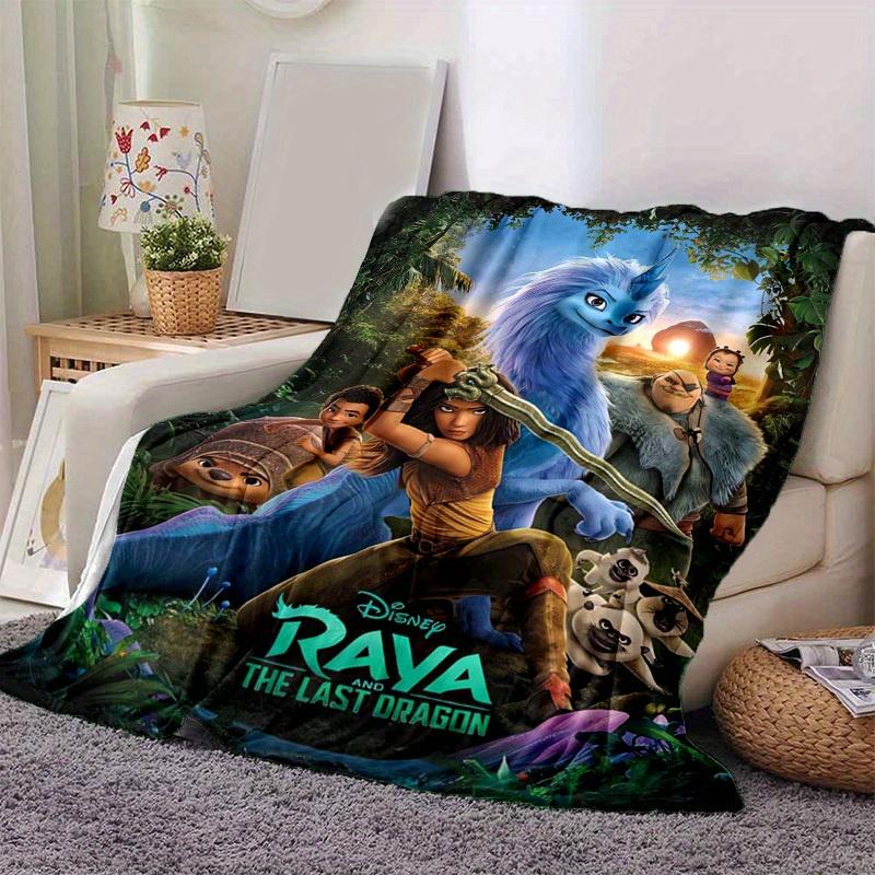 

1pc, Disney Raya and The Last Dragon Inspired Home Decor Blanket Soft Throw for Couch, Bed, Travel, Camping, Car 80x120cm