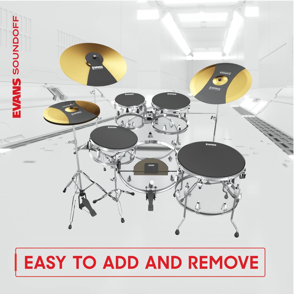 EVANS SoundOff Drum Mute for Ride SO20RIDE Cymbal, 20"