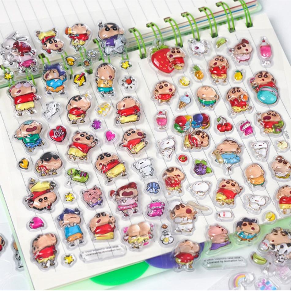 *3D Hollow Relief Stickers For Children'S Cartoons, Cute Stickers For Computer Decoration, Anime Stickers