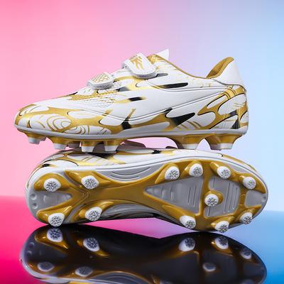 New Low-top Children's Football Shoes Velcro Non-slip, Wear-resistant and Breathable Men's Training Special Football Shoes