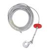 Cablu troliu 6mm 30m 17637lb Capacitate de încărcare Anti-răsucire Universal Oțel Cablu troliu pentru Macara Camion de remorcare