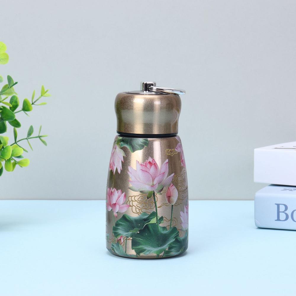 Stainless Steel Water Bottle 300ml Slim Insulated Thermal Water Bottle  Sports
